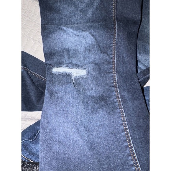 White House Black Market Womens Skinny Leg Blue Denim Jeans Size 4R GUC - Picture 8 of 9